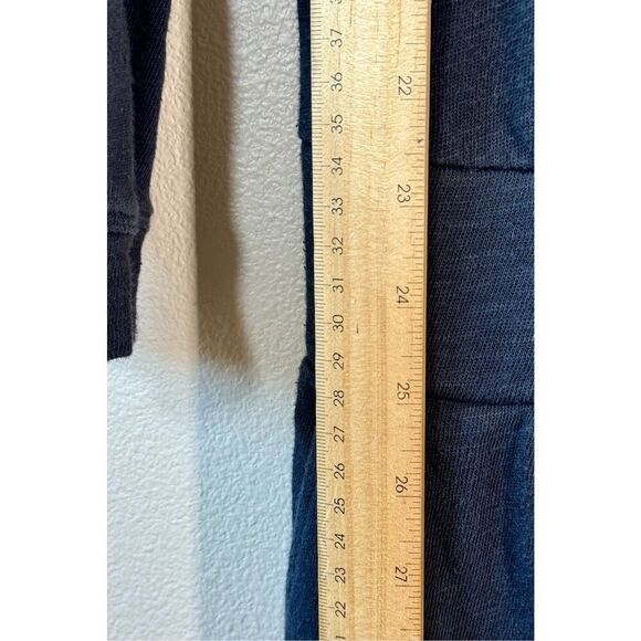 Free People FP Beach Long Sleeve Waist Tie Button Up Front Black Jumpsuit Small - Picture 7 of 11